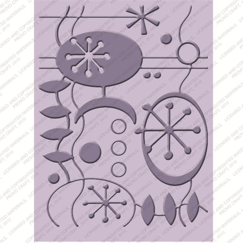 Cuttlebug 4-pc embossing folders - COOLIO - Picture 6 of 8